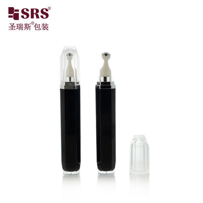 kaufen L002-15/20ML Schwarze Acryl-Augenrollerflasche, achteckig, mit Stahlkugel Online-Herstellung