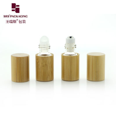 kaufen BG-2ML Leere kosmetische Bambusflasche mit Edelstahl-Metallkugel Online-Herstellung