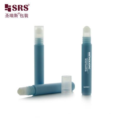 kaufen RPPH-8ML Fabrik glänzende Frostblaue Rohrbehälter mit Plastik-Roller Ball Applikator für beruhigende Gel-Verpackung Online-Herstellung