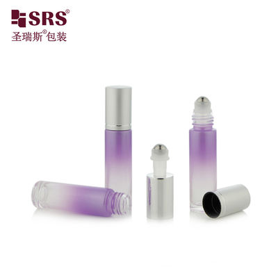 kaufen BLPM-10ML Perfume Oil Cylinder Glass Roller Applicator Bottle With Steel Ball Online-Herstellung