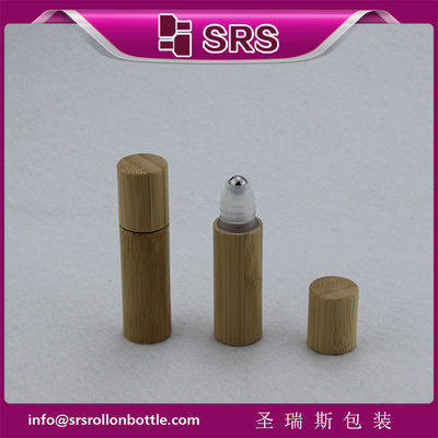 kaufen SRS 5 ml Bambus-Rollerball-Flasche, Bambus-Kunststoff-Augencreme-Flasche Online-Herstellung