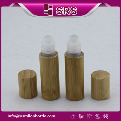 kaufen SRS 5 ml Bambus-Rollerball-Flasche, Bambus-Rollflasche mit Kunststoffball Online-Herstellung