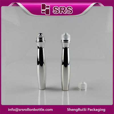 kaufen SRS Verpackung aus Kunststoff 15 ml silberne PETG-Flaschenrolle mit Stahlkugel Online-Herstellung