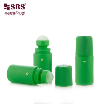 kaufen RPPC Holzfarbene grüne 50% PCR Roll-On-Flasche 60ml für Damen Antitranspirant Online-Herstellung