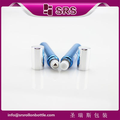 kaufen SRS 10-ml-Rollflasche aus blauem Glas mit silbernem Aluminiumverschluss Online-Herstellung