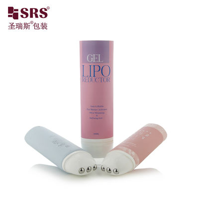 kaufen Oval geformte PE 3 Stahlkugel-Applikatortube D50mm für Massagegel-Serum Online-Herstellung