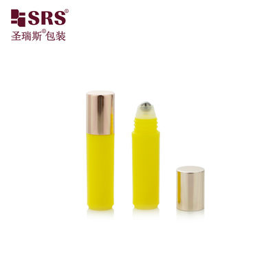 kaufen RPA(S)-2ML glänzende hellgelbe runde Parfümflasche mit Roségoldkappe Online-Herstellung