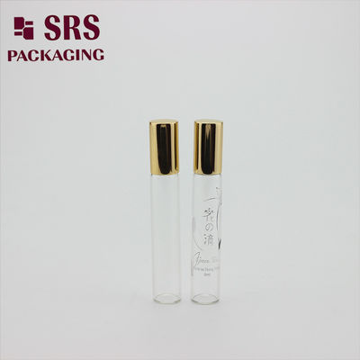 kaufen SRS leere 8-ml-Parfümflasche aus klarem Glas mit goldenem Aluminiumverschluss Online-Herstellung