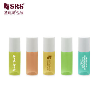 kaufen 18-15 ml 20 ml Amber PET Kosmetische Flasche mit weißer Kappe Online-Herstellung