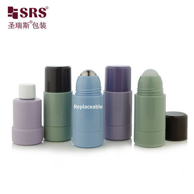 kaufen SRS Verpackung Kunststoff Nachfüllbare Roll-On-Flasche 50ml 75ml Online-Herstellung