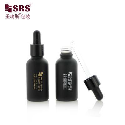 kaufen Schwarze Plastik-Tropfflasche aus Glas 5ml 10ml 15ml 20ml 30ml 50ml 100ml für Öl Online-Herstellung