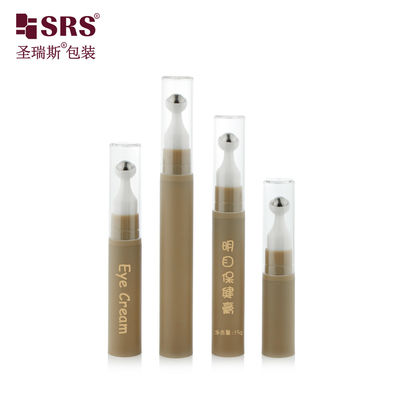 kaufen A0031-10ML Vakuum-Airless-Kunststoff-Roll-On-Flasche, leere Beschichtung für Augenserum Online-Herstellung