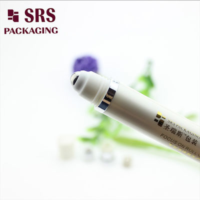 kaufen Keine Leckage Luxus Kosmetik Weiße Vibrations-10ML Roll-on-Flasche für Augencreme Online-Herstellung