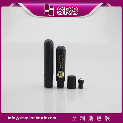 kaufen SRS luxuriöse leere 10-ml-Rollflasche aus mattschwarzem Glas für Parfüm Online-Herstellung