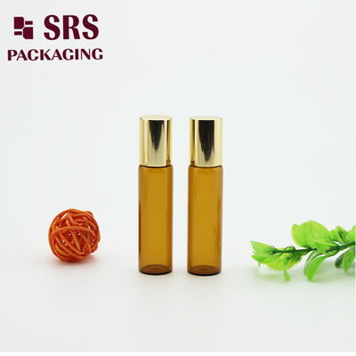 kaufen SRS 5 ml bernsteinfarbener Parfümroller aus Glas mit Aluminiumverschluss Online-Herstellung