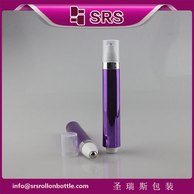 kaufen SRS 15ml leere lila Augencreme Airless-Roll-on-Flasche Online-Herstellung