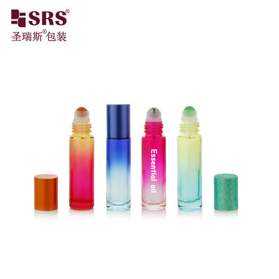 kaufen BLPM-10ml leere runde, farbenfrohe Glasflasche mit Glas- und Kunststoffkappe Online-Herstellung