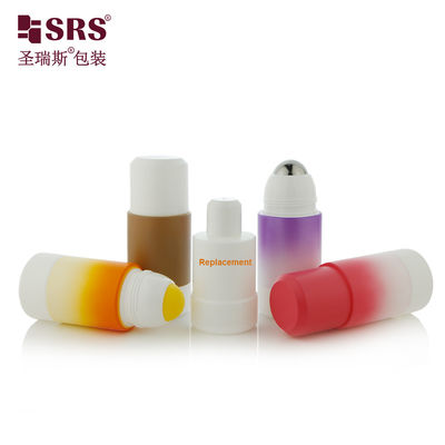 kaufen PP-PCR-Plastik-Roll auf Parfümflasche 50 ml 75 ml Öko-freundlicher Zylinder rundes Design für die Körperpflege Online-Herstellung