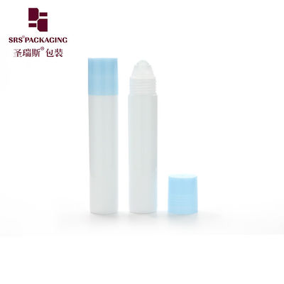 kaufen Klare PP-PCR-Plastikflasche mit himmelblauer Schraubkappe und Rollenkugel für die Verpackung von Kosmetikserum Online-Herstellung
