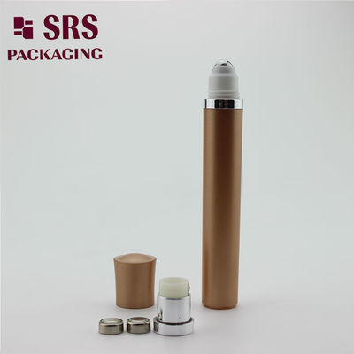 kaufen Auslaufsichere, goldfarbene, vibrierende Roll-On-Flasche 10 ml für Augencreme Online-Herstellung