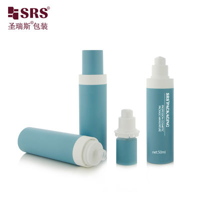 kaufen 50ml 100ml PP Airless Serum Bottle Custom Color Refillable Online-Herstellung
