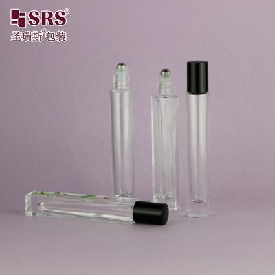 kaufen Fabrik Großhandel Leere Transparente Runde Glas Roll-On Flasche 10ml für Ätherisches Öl und Parfüm Online-Herstellung