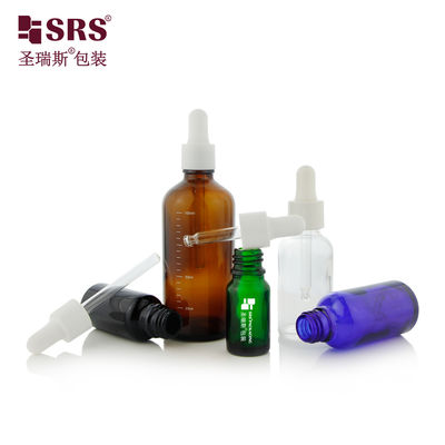 kaufen Hot Selling 5ml 10ml 15ml 20ml 30ml 50ml 100ml Glass Dropper Bottle for Skincare Essential Oil Online-Herstellung