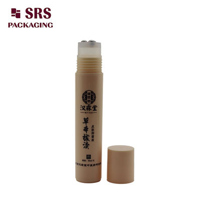 kaufen Kosmetische Luxus-20-ml-Roll-on-Flasche aus Kunststoff mit drei Stahlkugeln Online-Herstellung