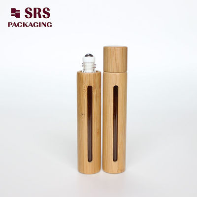 kaufen SRS naturfarbener Bambus 10 ml Glasrollflasche für ätherisches Öl Online-Herstellung