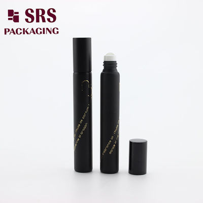 kaufen SRS leere kosmetische 10-ml-Parfüm-Rollerball-Flasche aus mattschwarzem Glas Online-Herstellung