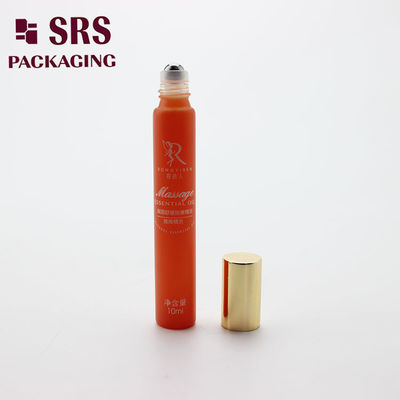 kaufen SRS Cosmetic 10 ml orangefarbene Glas-Parfüm-Rollerball-Flasche für Öl Online-Herstellung