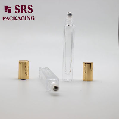 kaufen SRS Cosmetic quadratische Form, klare Farbe, 10 ml Glas-Rollerball-Flasche Online-Herstellung