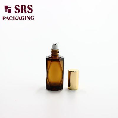 kaufen Bernsteinfarbene PETG-Kunststoff-Ätherisch-Öl-Rollerflasche 20ml Online-Herstellung