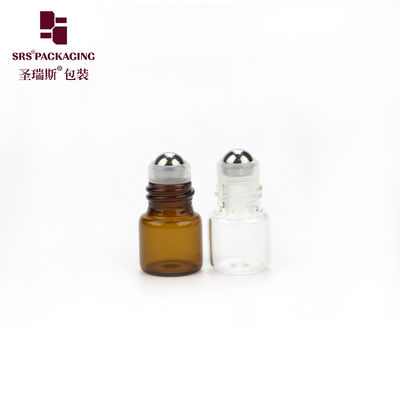 kaufen Kosmetisches Parfüm, braune Glas-Rollerflasche, leer, Mini, 1 ml, mit dünner Wand Online-Herstellung