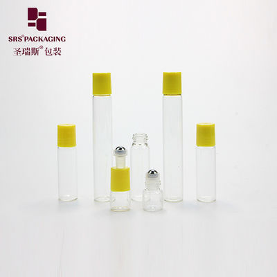 kaufen Kosmetische Mini-Glas-Rollflasche Transparente Farbe 1ml 3ml 5ml 8ml 10ml Online-Herstellung