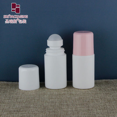 kaufen RPPC Deodorant Kunststoff PCR Leere Roll-On-Flasche 60ml mit pinkfarbenem Deckel Online-Herstellung