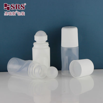 kaufen RPPB-50ml Weiße Roll-On-Aromatherapie-Flaschen, leer, klar, mit weißem Schraubverschluss Online-Herstellung