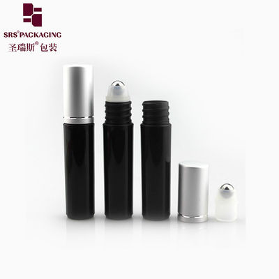 kaufen RPA-5ML Schwarze Rollerflasche Mattiertes Finish Erhältlich 5ml Rollerball-Behälter mit Stahlkugel-Schraubverschluss aus Metall Online-Herstellung