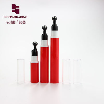 kaufen 5 ml 10 ml 12 ml 15 ml heißroter Rollon mit Rollenkugeln Metallmassage Flasche Behälter für Augencreme Augenpflege Packagi Online-Herstellung