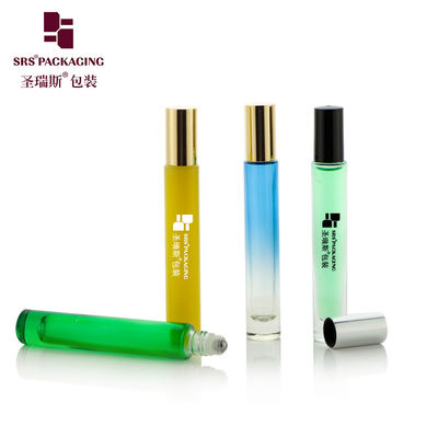 kaufen GB1-10ML Leere runde Glasrollenkugelflaschenbeschichtung 10ML für ätherisches Öl Online-Herstellung