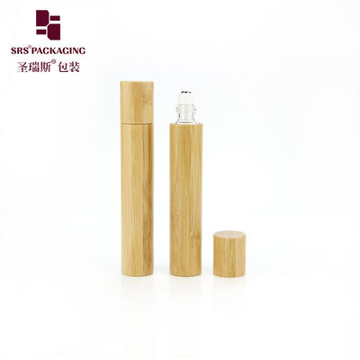 kaufen Auf Lager 15 ml leere Bambusflasche mit Bambus-Schraubkappe Innenflasche aus Glas für ätherische Parfümöle Online-Herstellung