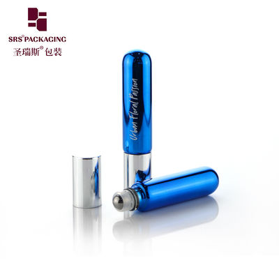 Kein Auslaufen Leerer Blauer Roll-On-Behälter 6ml für Parfümprobe Ätherisches Öl
