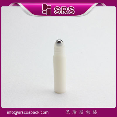 Weiße Farbe RPP-5ml leere Rollkugelflasche mit undichtem Siegel