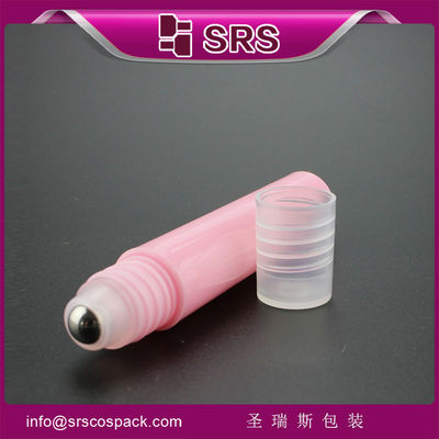 Pink Plastic Roll On Flasche undichtes Siegel Pharmazeutische Qualität 7ml Rollflasche