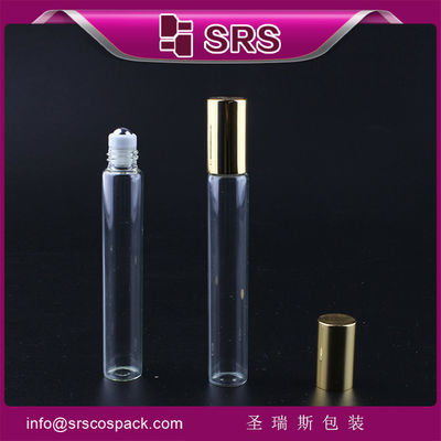 Ätherische Ölflasche und leeres Glas 1/3 oz Rollen auf Flasche