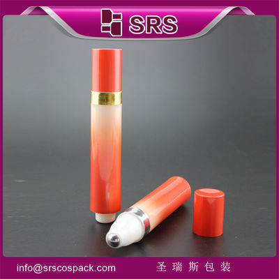 srs Verpackung hochwertige rote Kunststoffrolle auf Flasche für Augengel