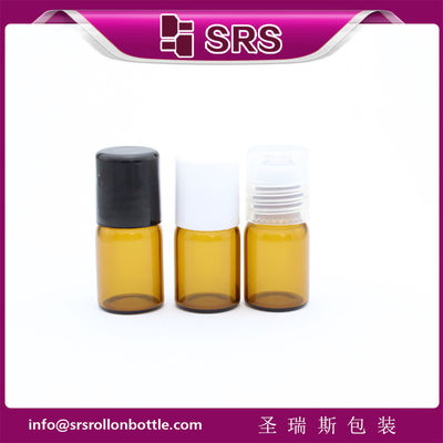 Hochwertige 2ml Amber Roll-on Flasche und leere Glas-Roll-on-Flasche