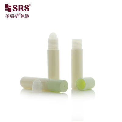 10ml Green Cap White Roller Bottle for Essential Oils/Perfumes with Smooth Finish