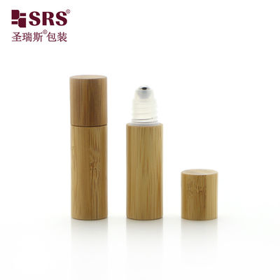 BPP(S)-5ML Ölmischungen Leere Rollflasche mit Bambus Außenseite Pp Innen SS Ball