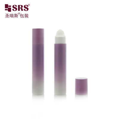 RPP(P)-20ml PP Roller Ball Applicator Bottle Empty With Coating Matte Gradient Color